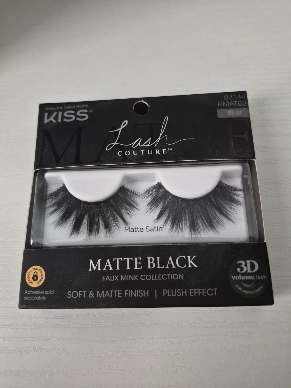 Kiss Lash Couture Matte Black Faux Mink 3D Volume Lashes